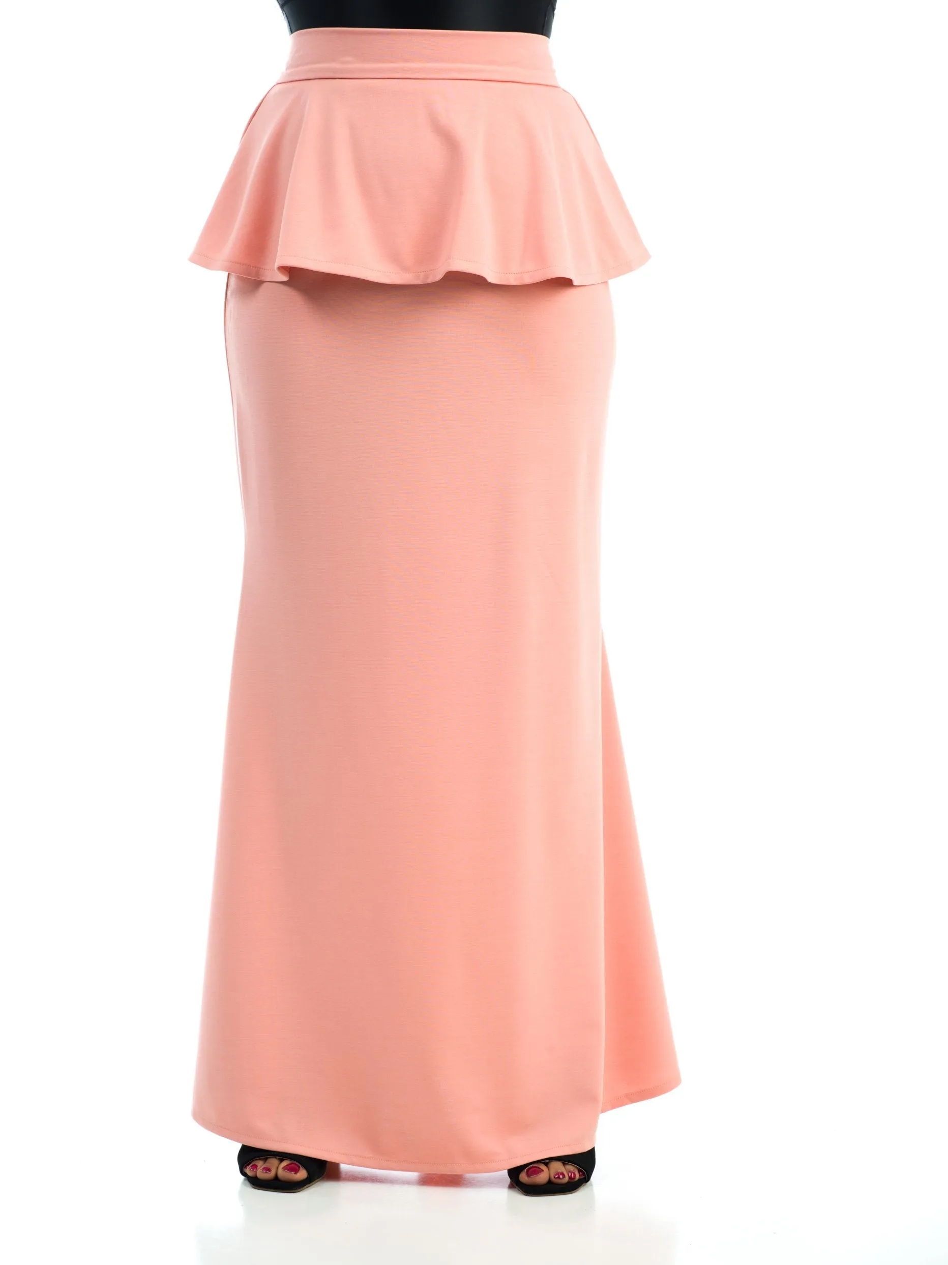 Peplum Maxi skirt