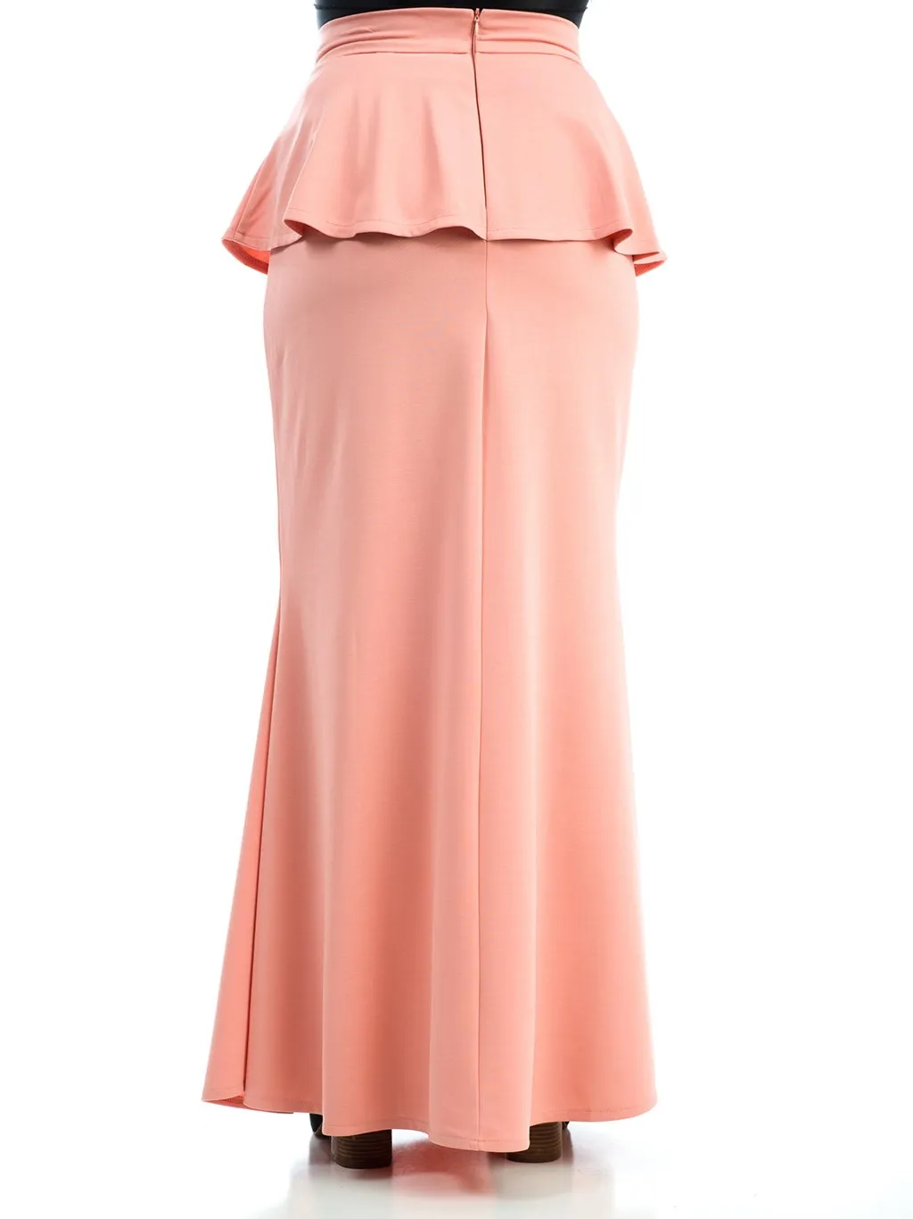 Peplum Maxi skirt