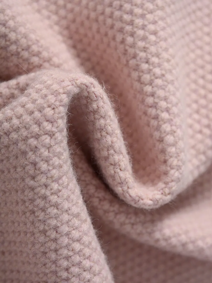 Pink Sweater Jacket Cardigan