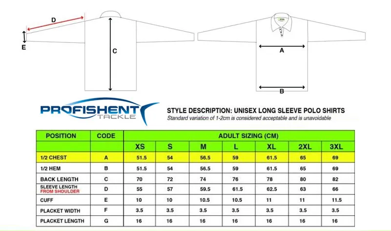 Profishent Oz Fresh Water L/S Fishing Shirts - Adult