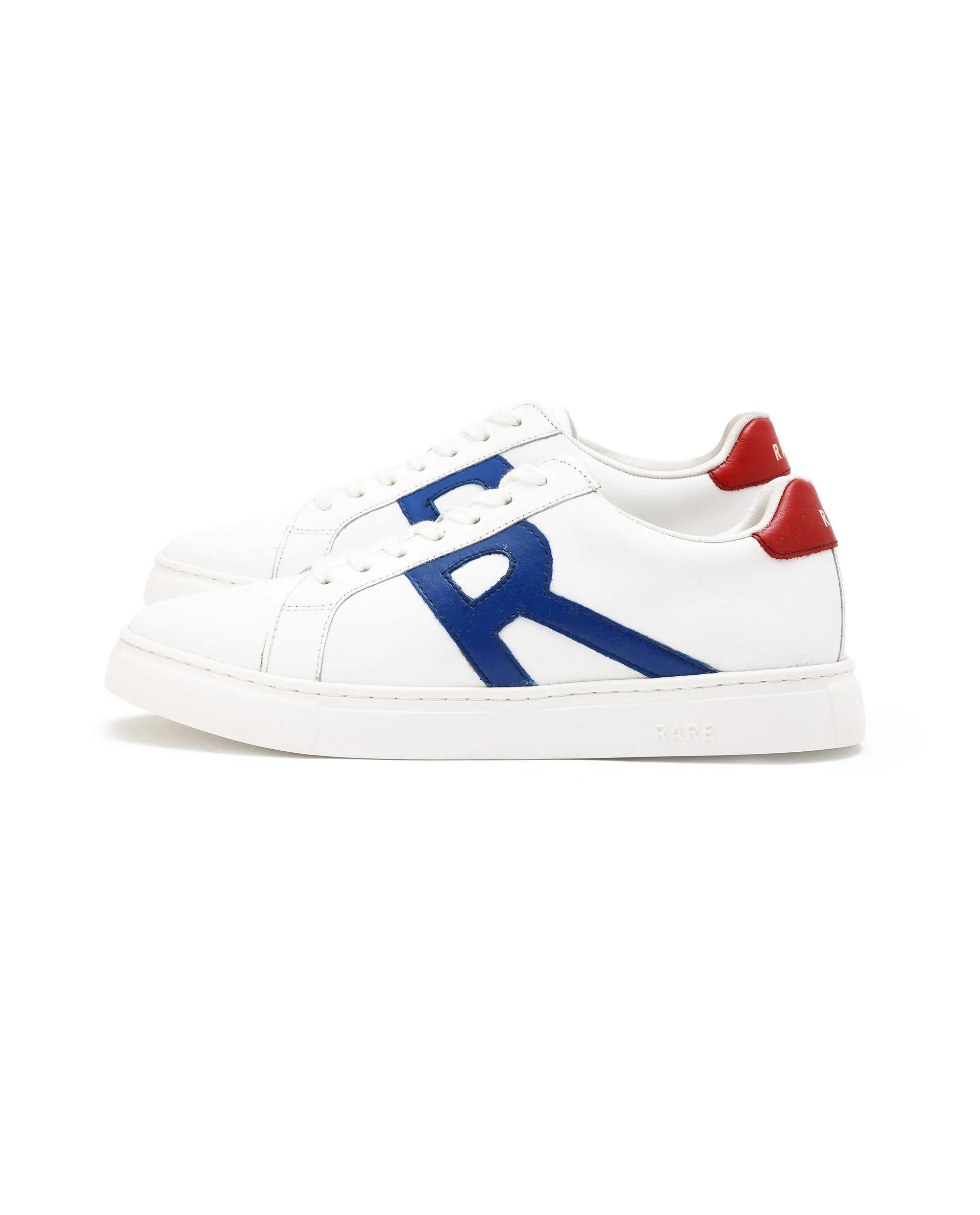 Rare Rabbit Mens Starlight White/Multi Multicolored Low-Top Lace-Up Sneaker Shoes