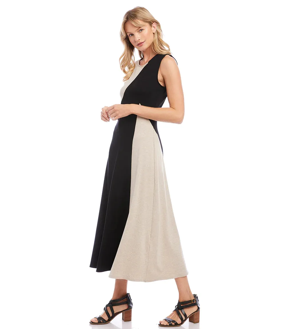 SHELBY SLEEVELESS COLORBLOCK DRESS - KAREN KANE 1L14337