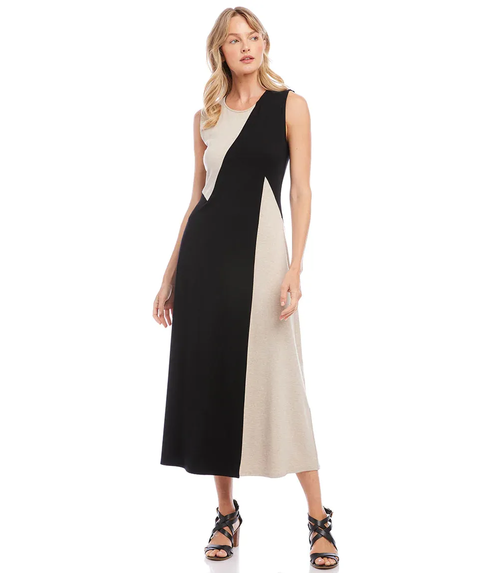 SHELBY SLEEVELESS COLORBLOCK DRESS - KAREN KANE 1L14337