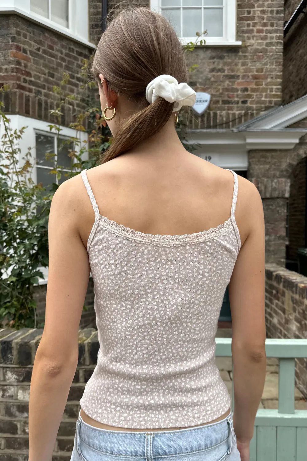 Skylar Floral Eyelet Tank