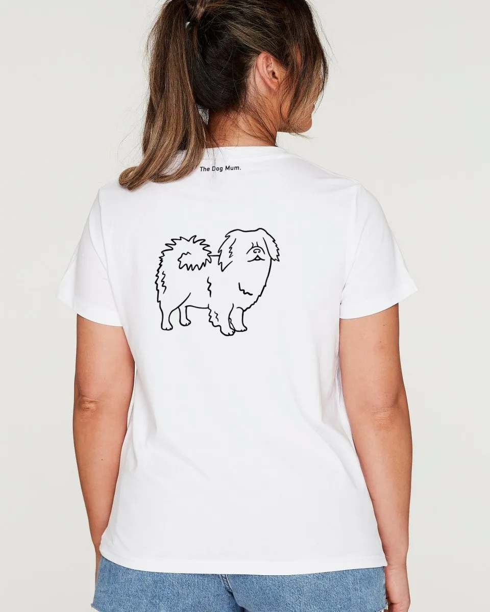 Tibetan Spaniel Mum Illustration: Classic T-Shirt