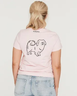 Tibetan Spaniel Mum Illustration: Classic T-Shirt