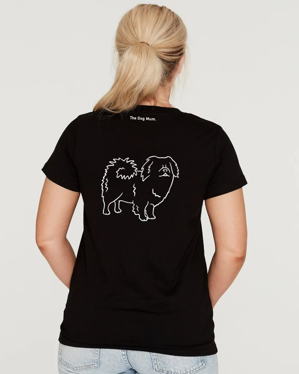 Tibetan Spaniel Mum Illustration: Classic T-Shirt