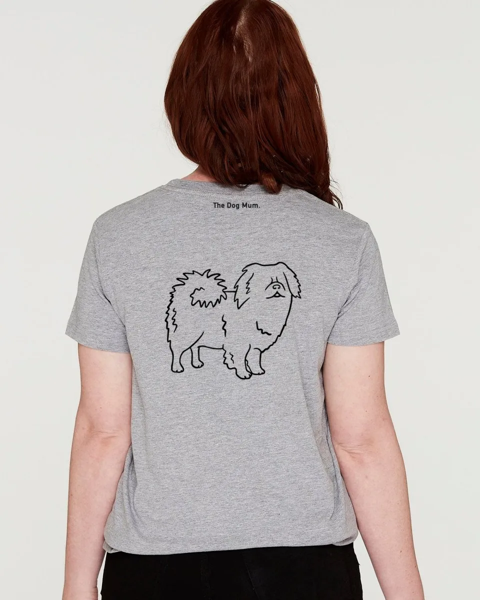 Tibetan Spaniel Mum Illustration: Classic T-Shirt