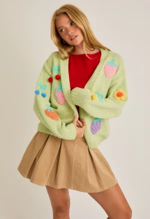 Tutti Fruity Sweater Cardigan