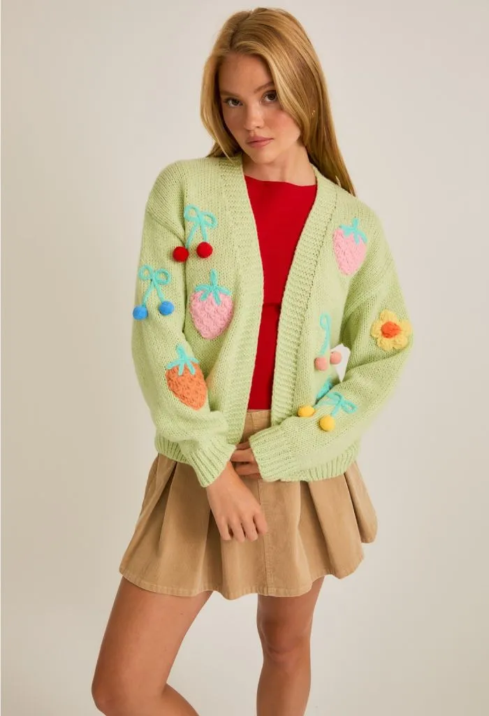 Tutti Fruity Sweater Cardigan