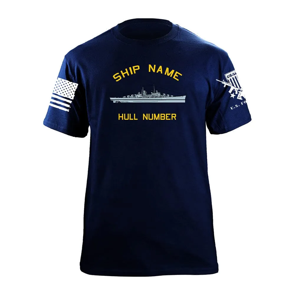 U.S. Navy Custom Ship T-Shirts - Decommissioned Ships