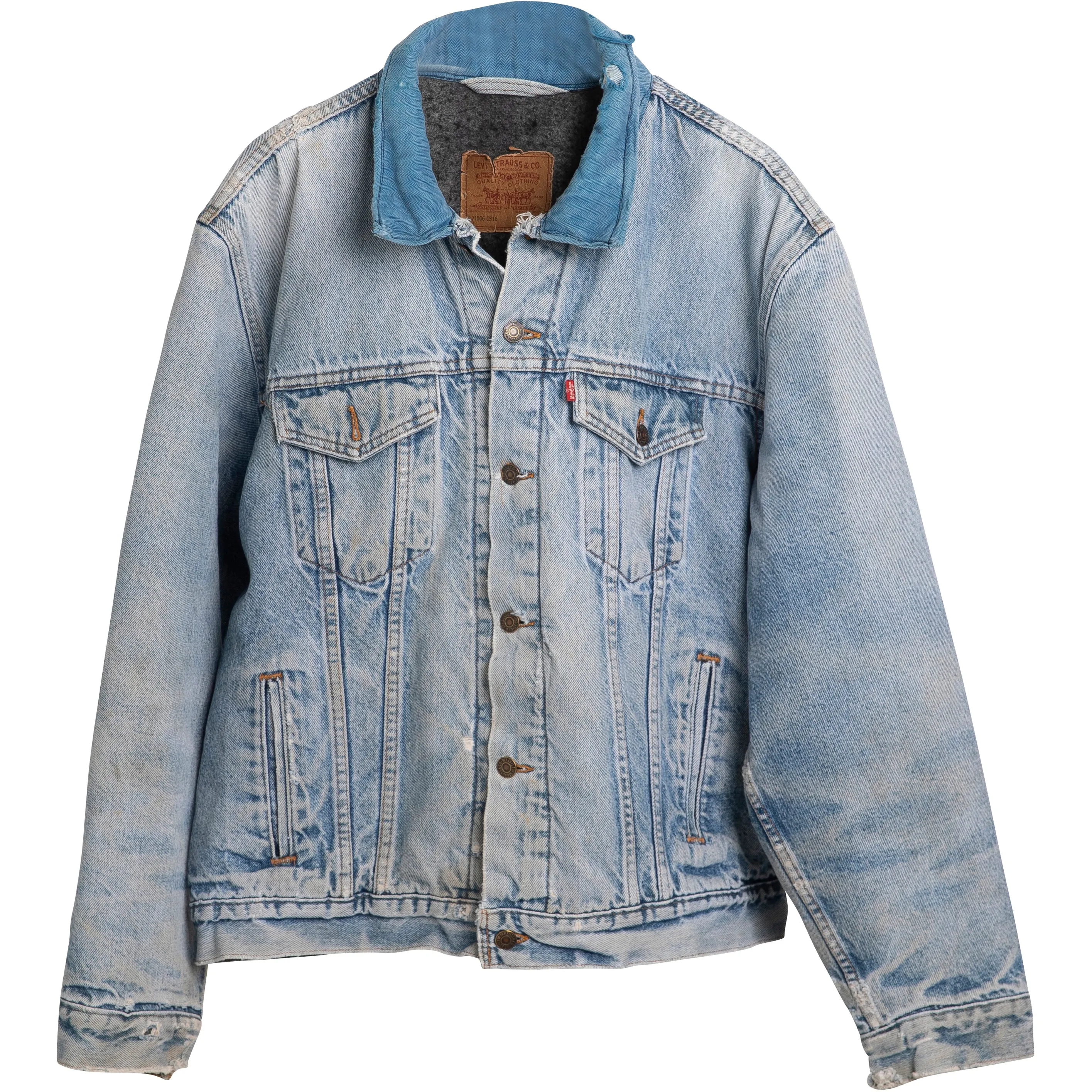 VINTAGE LEVI'S BLANKET LINED DENIM JACKET