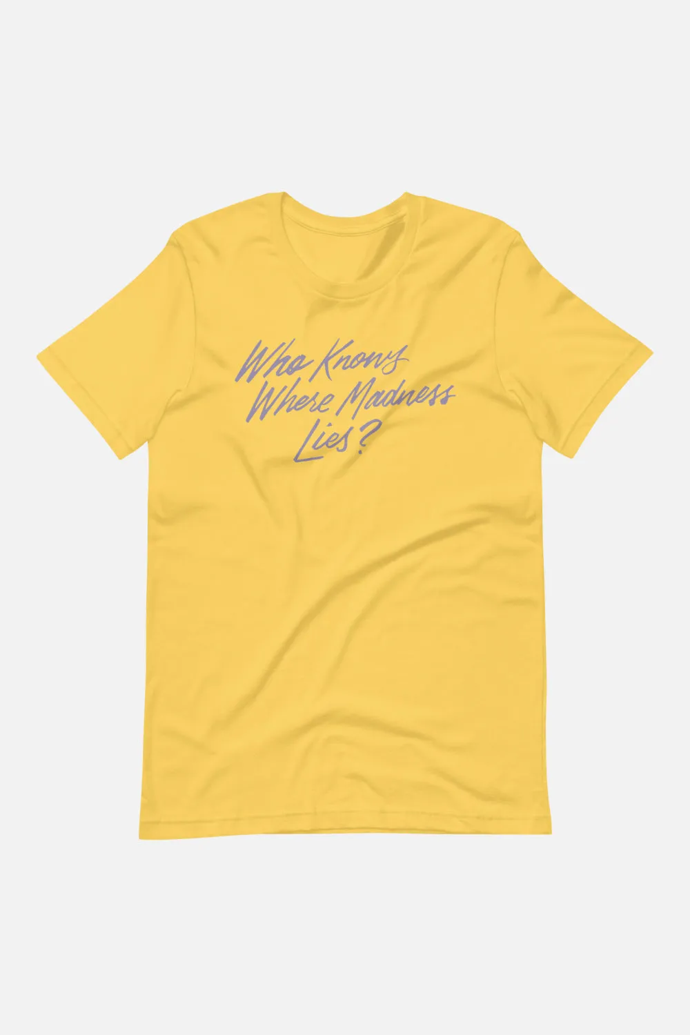 Who Knows Where Madness Lies? Unisex T-Shirt | Don Quixote