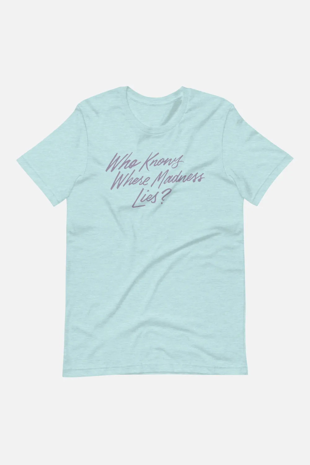 Who Knows Where Madness Lies? Unisex T-Shirt | Don Quixote