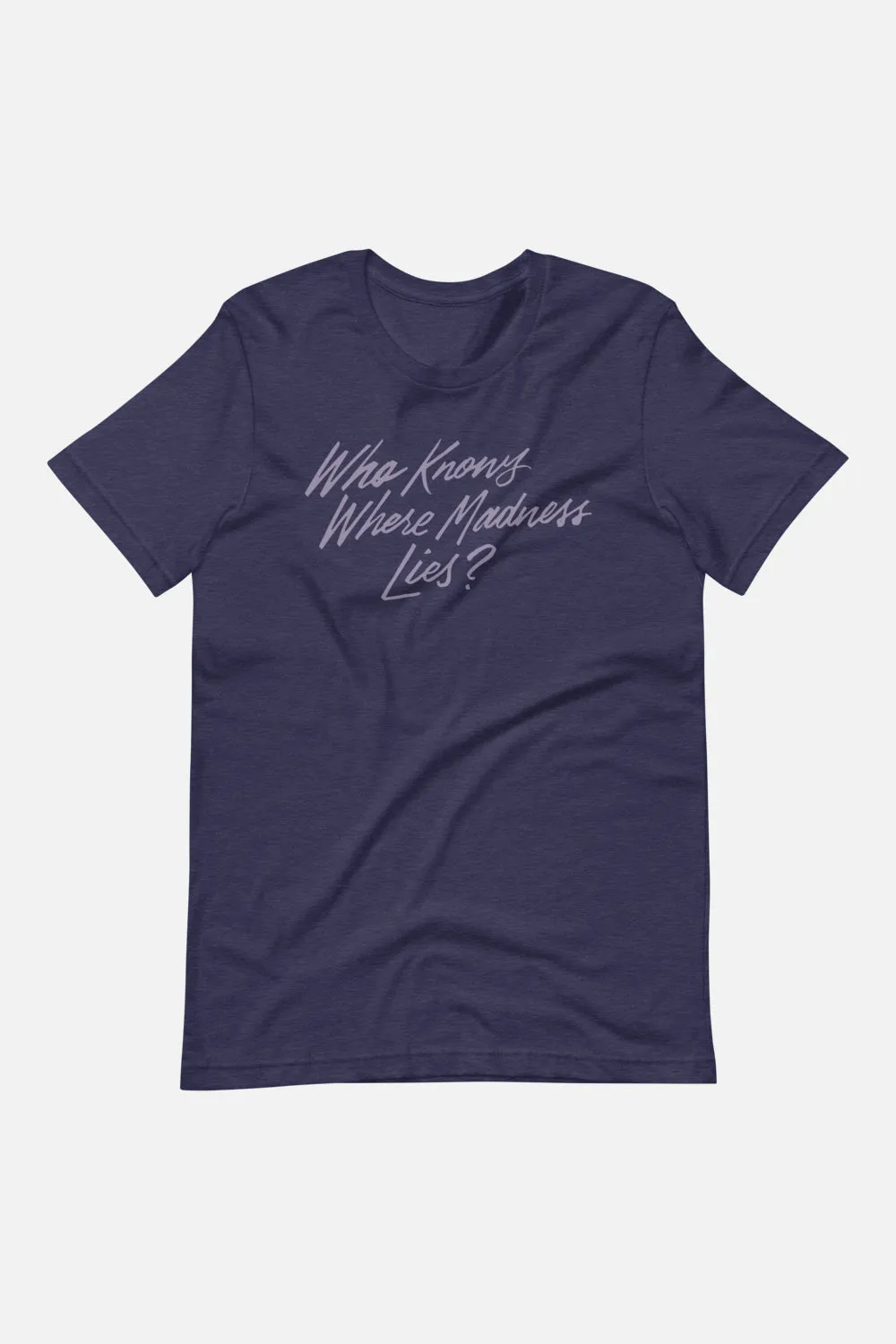 Who Knows Where Madness Lies? Unisex T-Shirt | Don Quixote