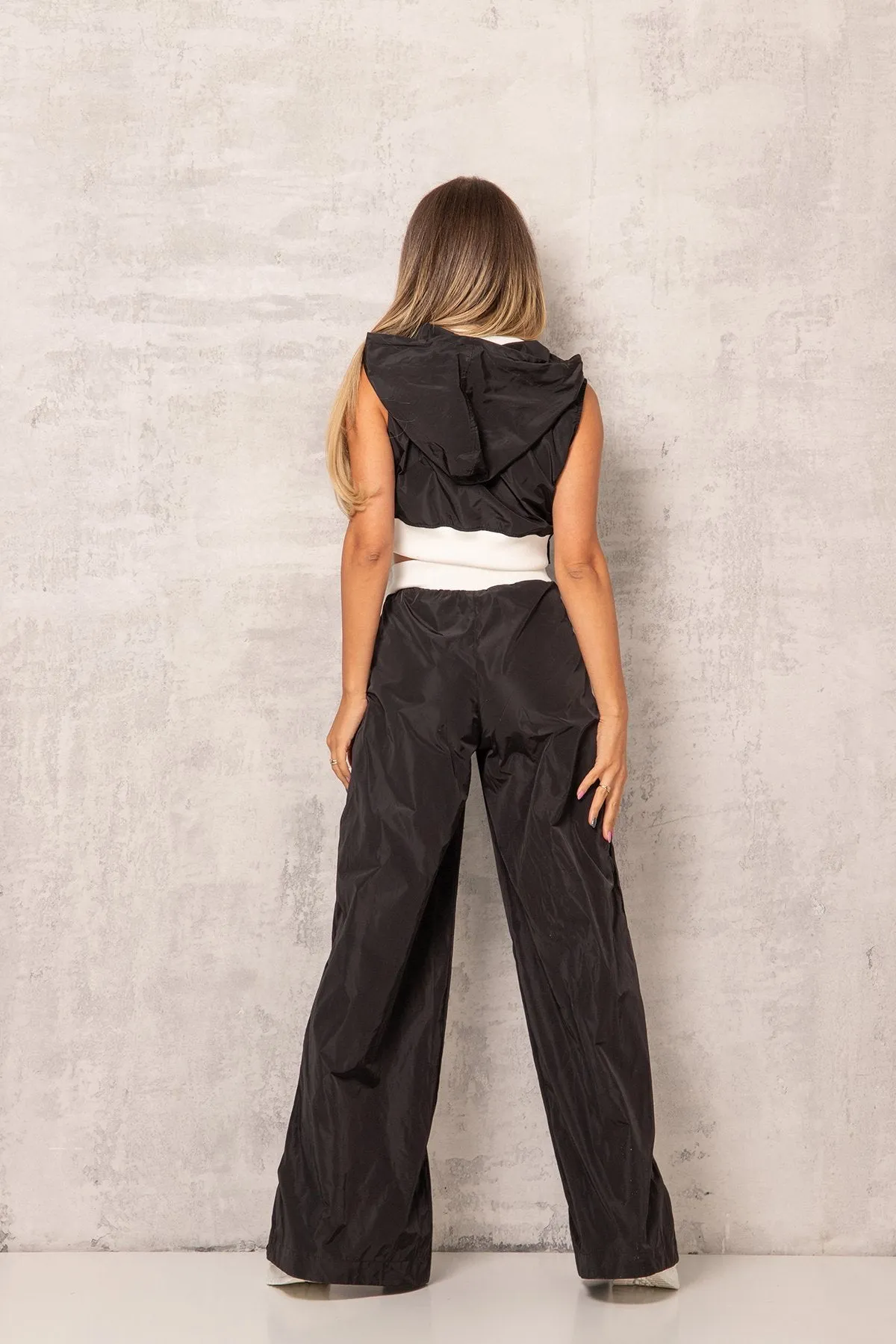 Wide Leg Pants and Crop Top