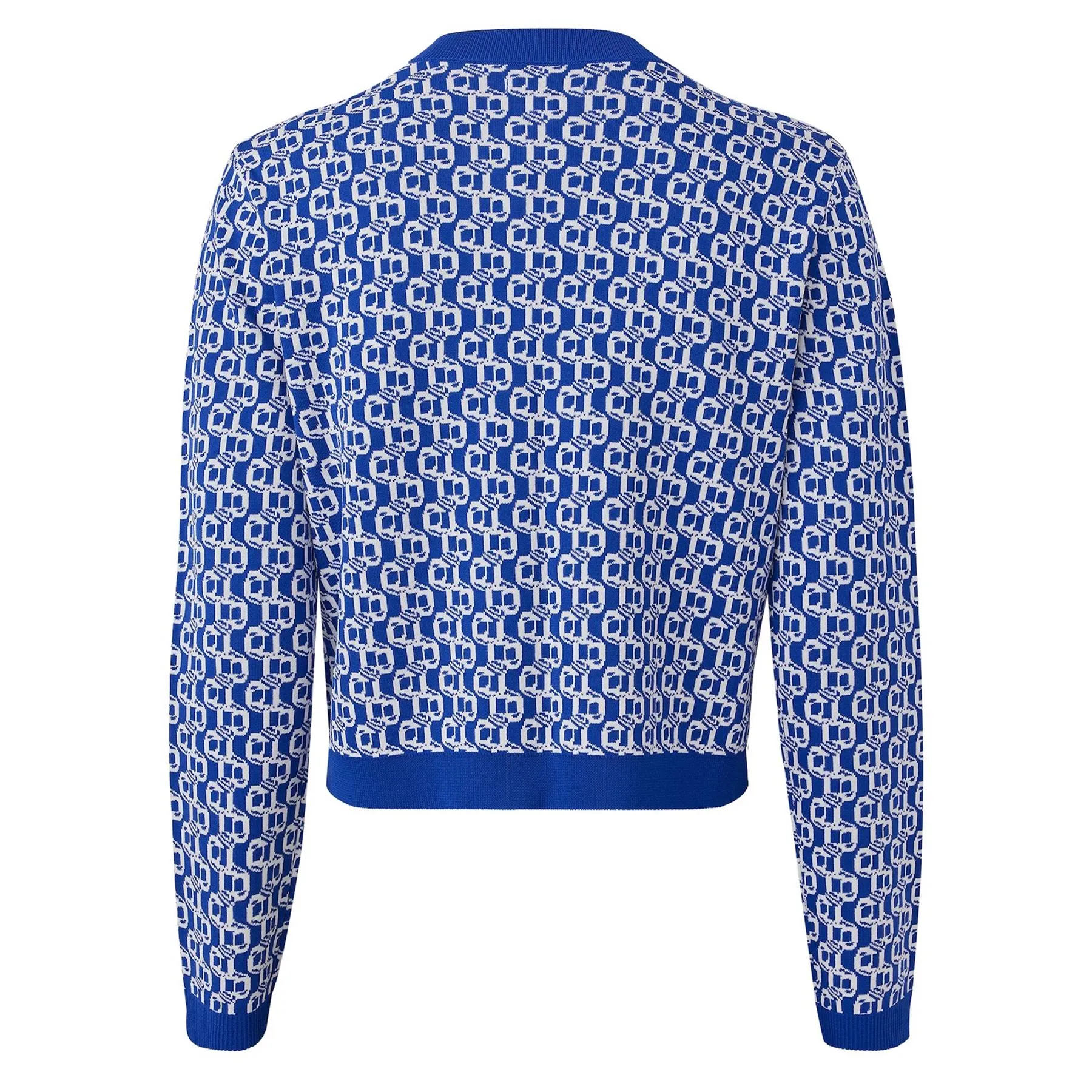 Womens Amelia Knit Cardigan Marazine Blue/Snow White - 2025