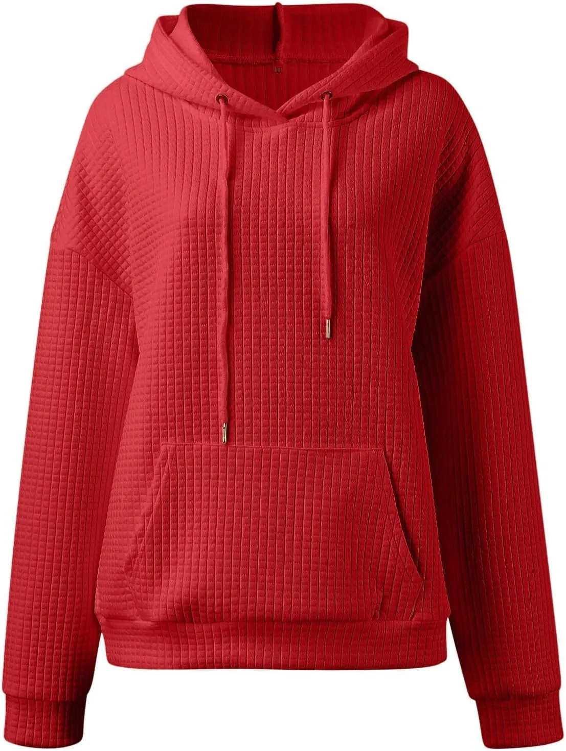 Womens Oversized Hoodies Casual Long Sleeve Drawstring Hooded Sweatshirts Loose Fit Pullover Tops with Pocket