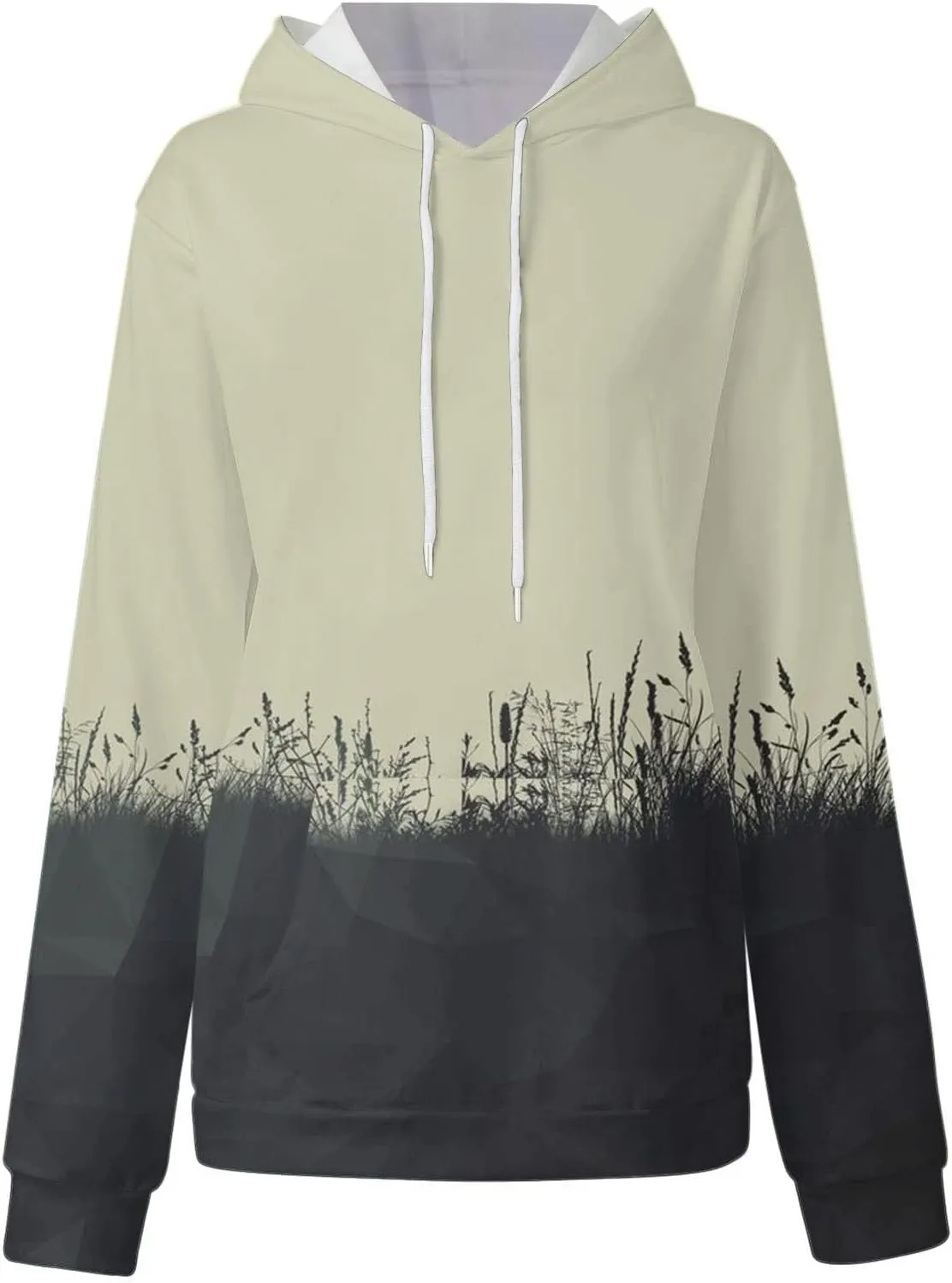 Womens Sweatshirts Fall 2023, Women's Fashion Loose Casual Daily Long Sleeve Gradient Patchwork Sweatshirts